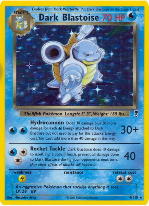 Dark Blastoise card
